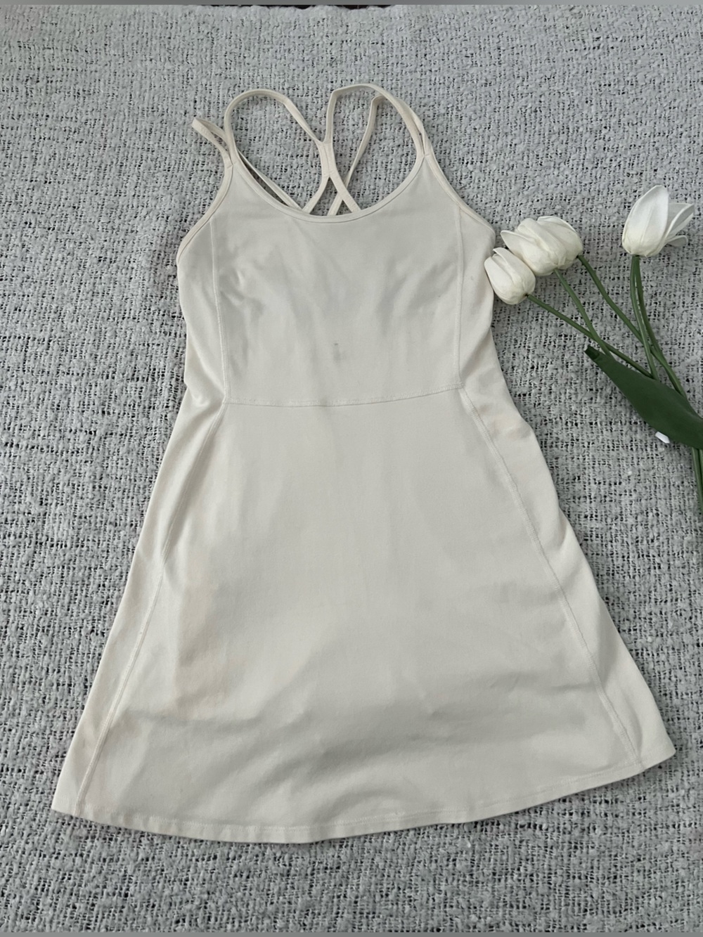 Women’s Cream Sleepwear dress with shorts - Classic Comfort